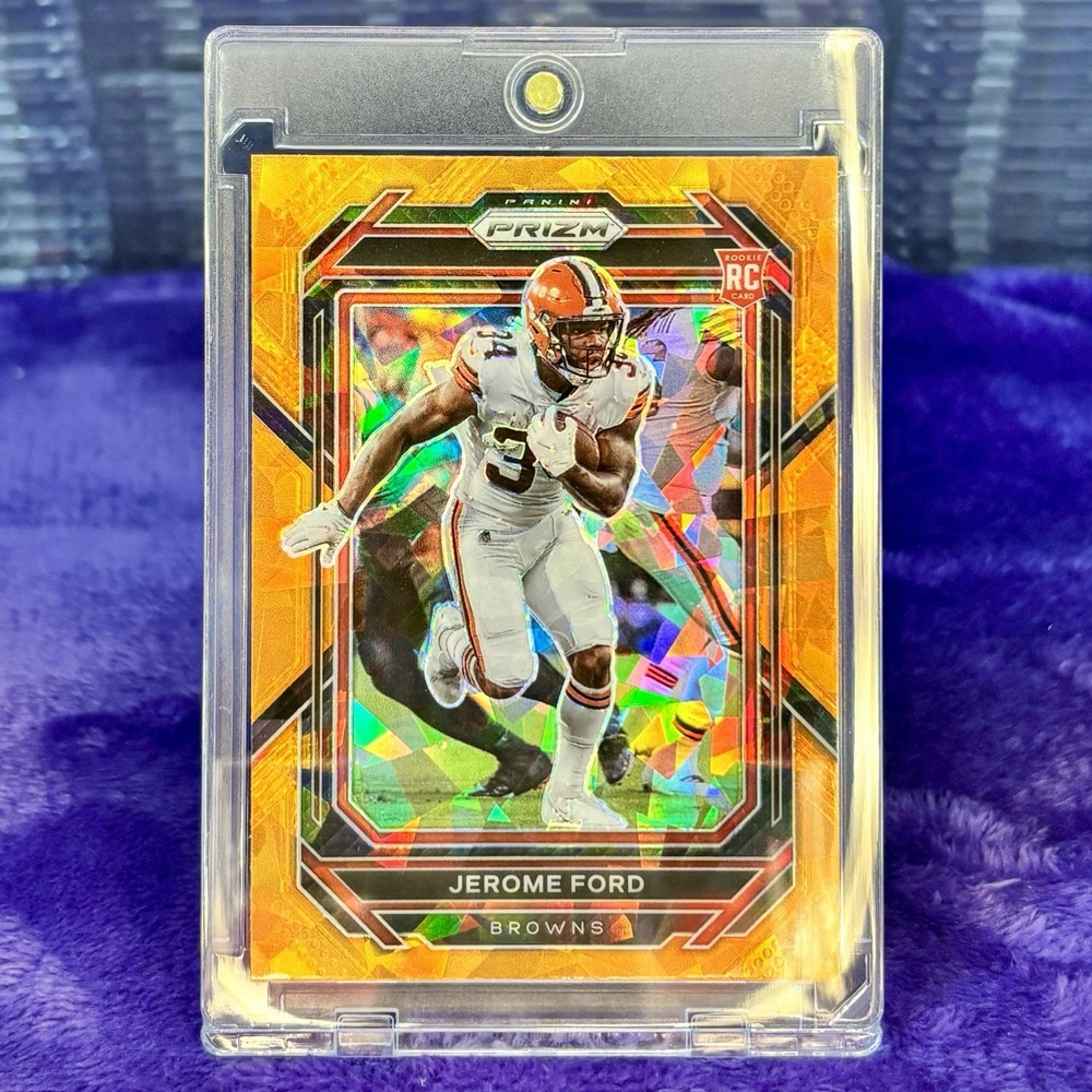 Jerome Ford - 2022 Prizm Rookie Orange Cracked Ice #346 Browns (RC) 🟠